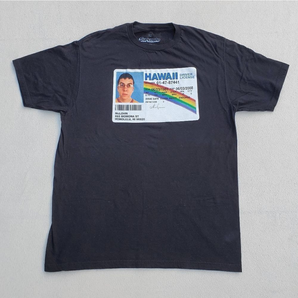 Superbad Mclovin Driver Licence Short Sleeve T-Shirt
